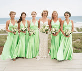 Sleeveless Emerald Multiway Infinity Bridesmaid Dress-27dress